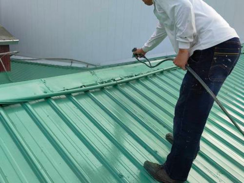 潮州鐵皮屋頂防鏽刷漆