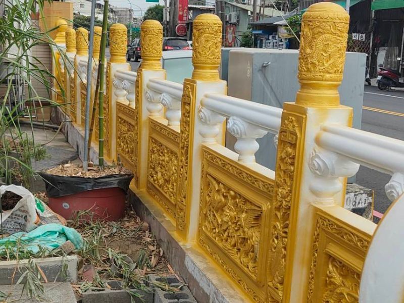 屏東潮州東隆宮龍鳳牆整修工程